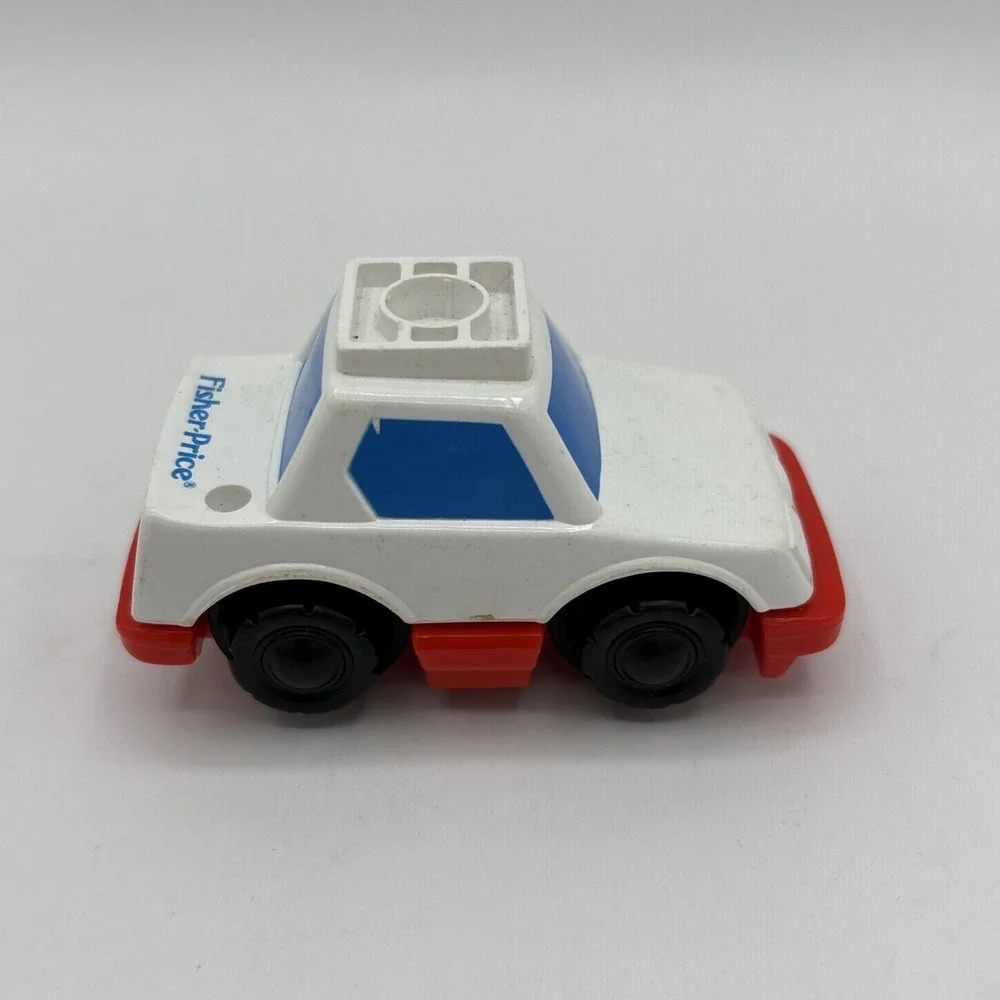Vintage Fisher Price Flip Track Road & Rail‎ Cars Truck Replacement Lot of 2